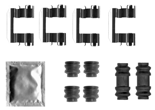 HELLA Accessory Kit, disc brake pad 8DZ355207-281
