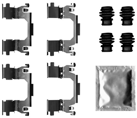 HELLA Accessory Kit, disc brake pad 8DZ355207-341