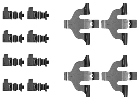HELLA Accessory Kit, disc brake pad - K0721 8DZ355206-251