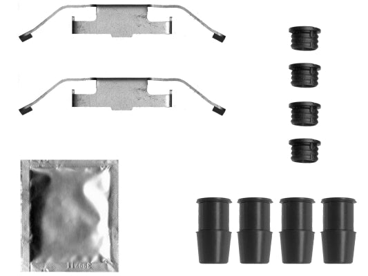 HELLA Accessory Kit, brake caliper - K0734 8DZ355205-721