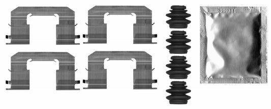 HELLA Accessory Kit, disc brake pad - K0802 8DZ355206-701