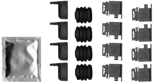 HELLA Accessory Kit, brake caliper - K0747 8DZ355205-711