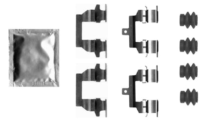 HELLA Accessory Kit, disc brake pad - K0739 8DZ355206-361