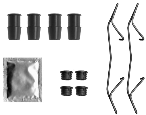 HELLA Accessory Kit, brake caliper - K0738 8DZ355205-751