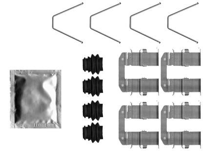 HELLA Accessory Kit, disc brake pad - K0809 8DZ355206-911