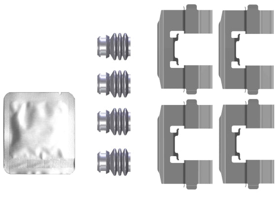 HELLA Accessory Kit, brake caliper - K0756 8DZ355205-761