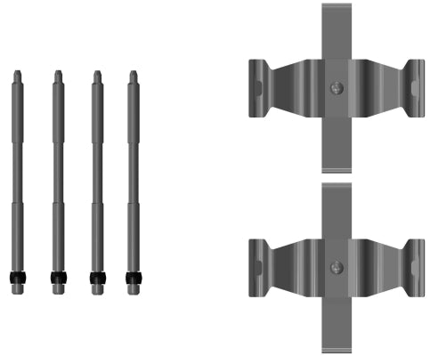 HELLA Accessory Kit, disc brake pad - K0797 8DZ355206-811