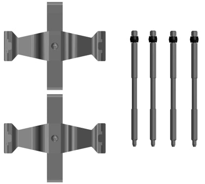 HELLA Accessory Kit, disc brake pad - K0765 8DZ355206-441