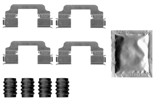 HELLA Accessory Kit, disc brake pad 8DZ355207-331