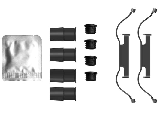 HELLA Accessory Kit, brake caliper - K0773 8DZ355205-771