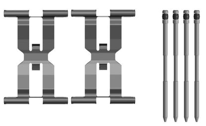 HELLA Accessory Kit, disc brake pad 8DZ355207-021