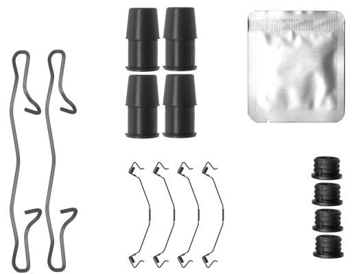 HELLA Accessory Kit, disc brake pad 8DZ355207-071