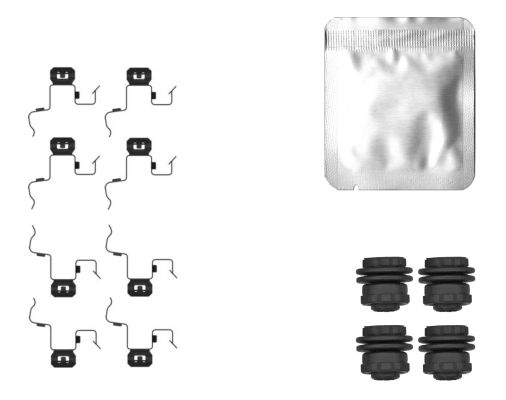 HELLA Accessory Kit, disc brake pad 8DZ355207-081