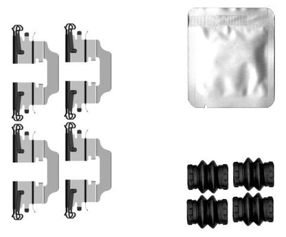 HELLA Accessory Kit, disc brake pad 8DZ355207-101
