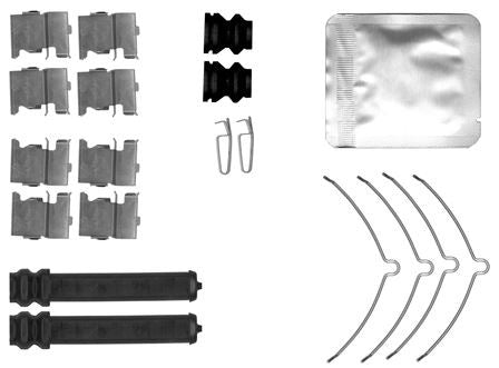 HELLA Accessory Kit, disc brake pad 8DZ355207-421