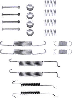 HELLA Accessory Kit, brake shoes - X0053 - for e.g. AUDI / SEAT / SKODA / VOLKSWAGEN 8DZ355200-131