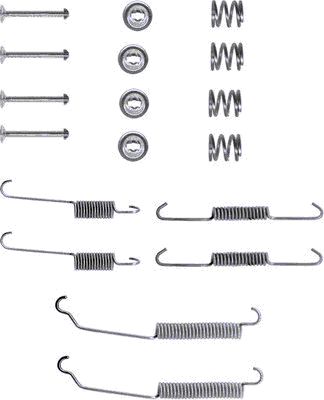 HELLA Accessory Kit, brake shoes - X0064 - for e.g. CITROEN / DALLAS / PEUGEOT 8DZ355200-201