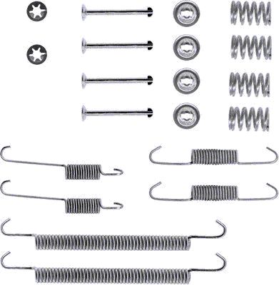 HELLA Accessory Kit, brake shoes - X0069 - for e.g. BMW 8DZ355200-231