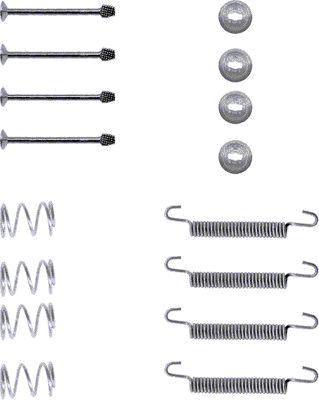 HELLA Accessory Kit, parking brake shoes - X0161 - for e.g. HOLDEN / OPEL / SAAB / VAU 8DZ355201-731