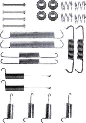 HELLA Accessory Kit, brake shoes - X0072 - for e.g. VOLKSWAGEN 8DZ355200-261