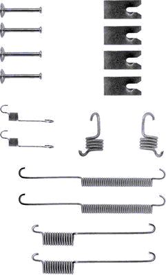HELLA Accessory Kit, brake shoes - X0079 - for e.g. FORD / MERCURY 8DZ355200-311