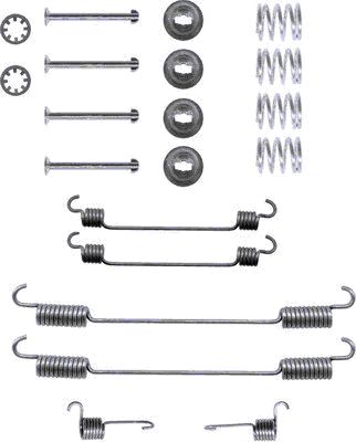 HELLA Accessory Kit, brake shoes - X0083 - for e.g. CITROEN / FIAT / LANCIA / PEUGEOT 8DZ355200-341