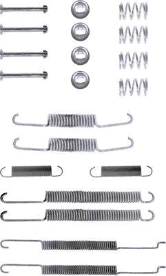 HELLA Accessory Kit, brake shoes - X0076 - for e.g. BYD / SEAT / SKODA / STREETSCOOTER 8DZ355200-291