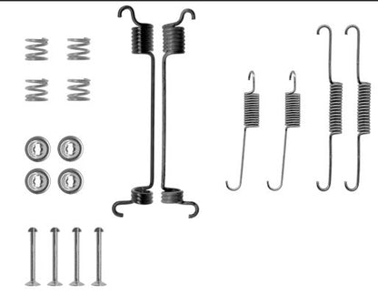 HELLA Accessory Kit, brake shoes - X0084 - for e.g. NISSAN 8DZ355200-351