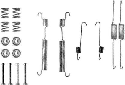 HELLA Accessory Kit, brake shoes - X0125 - for e.g. DODGE / HYUNDAI 8DZ355200-691
