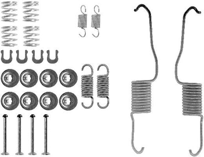 HELLA Accessory Kit, brake shoes - X0056 - for e.g. DAIHATSU / PERODUA / TOYOTA 8DZ355200-161