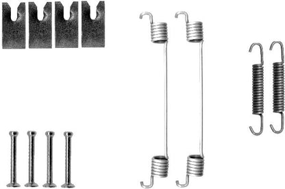 HELLA Accessory Kit, brake shoes - X0126 - for e.g. NISSAN / RENAULT 8DZ355200-701