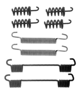HELLA Accessory Kit, parking brake shoes - X0181 - for e.g. DODGE / FREIGHTLINER / MER 8DZ355201-931