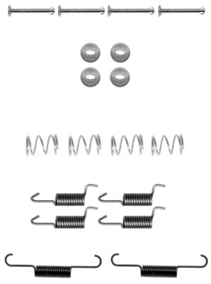 HELLA Accessory Kit, parking brake shoes - X0183 - for e.g. SUBARU 8DZ355201-951