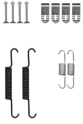 HELLA Accessory Kit, parking brake shoes - X0217 - for e.g. CHEVROLET / DAEWOO / GMC / 8DZ355202-121