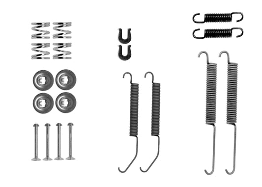 HELLA Accessory Kit, brake shoes - X0238 - for e.g. MITSUBISHI 8DZ355205-851