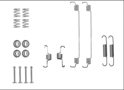 HELLA Accessory Kit, brake shoes - X0263 - for e.g. NISSAN 8DZ355206-051