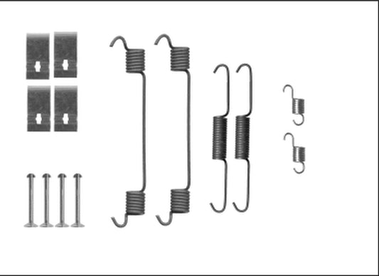 HELLA Accessory Kit, brake shoes - X0264 - for e.g. SUZUKI 8DZ355206-101
