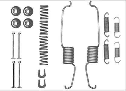 HELLA Accessory Kit, brake shoes - X0269 - for e.g. TOYOTA 8DZ355206-091