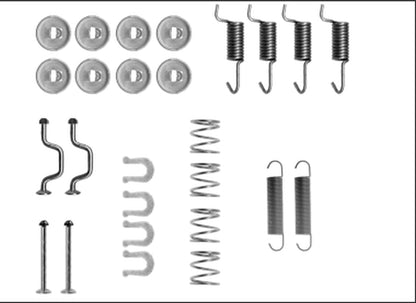 HELLA Accessory Kit, parking brake shoes - X0287 - for e.g. DAIHATSU / LEXUS / TOYOTA 8DZ355206-151