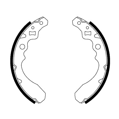 HELLA Brake Shoe Set - H8610 - for e.g. DAIHATSU 8DB355001-121