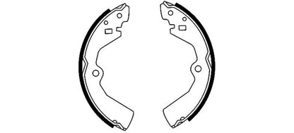 HELLA Brake Shoe Set - H8440 - for e.g. HYUNDAI / NISSAN 8DB355000-931
