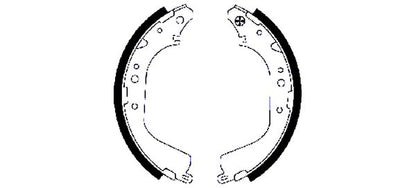 HELLA Brake Shoe Set - H9270 - for e.g. NISSAN / TOYOTA 8DB355002-131