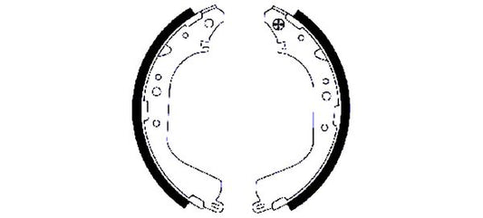 HELLA Brake Shoe Set - H9270 - for e.g. NISSAN / TOYOTA 8DB355002-131