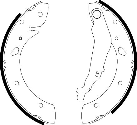HELLA Brake Shoe Set - H9030 - for e.g. TOYOTA 8DB355001-761