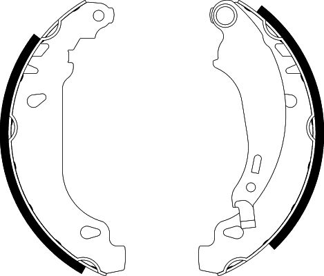 HELLA Brake Shoe Set - H9335 - for e.g. DACIA / NISSAN / RENAULT 8DB355002-261
