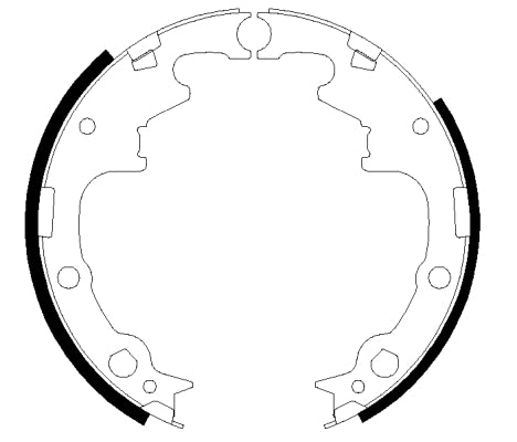 HELLA Brake Shoe Set - H9415 - for e.g. CHRYSLER / DODGE / JEEP / PLYMOUTH 8DB355002-371