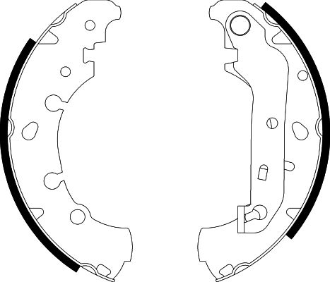 HELLA Brake Shoe Set - H9445 - for e.g. FORD / MAZDA 8DB355002-411