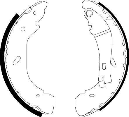 HELLA Brake Shoe Set - H9170 - for e.g. FORD / LDV 8DB355001-961