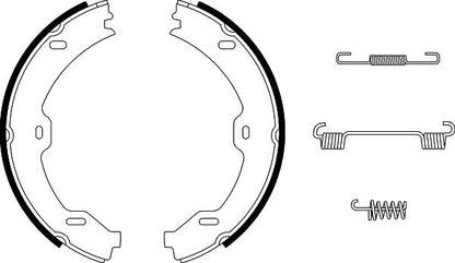 HELLA Brake Shoe Set, parking brake - H9510 - for e.g. MAYBACH / MERCEDES-BENZ 8DA355050-481