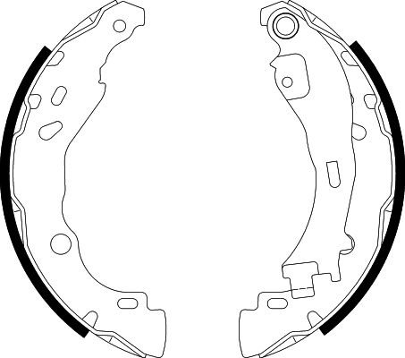 HELLA Brake Shoe Set - H9670 - for e.g. CITROEN / LANCIA / PEUGEOT 8DB355002-751